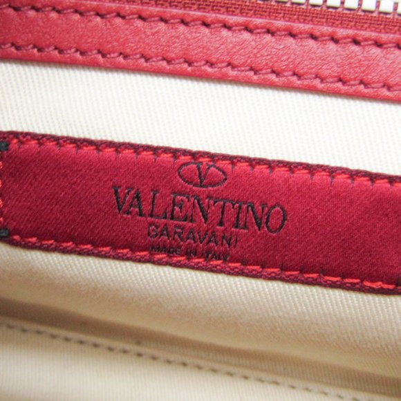 VALENTINO GARAVANI Red Leather Shoulder Bag - Picture 16 of 16